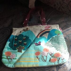 🌺Colorful Embroidered Sequins Tote Bag